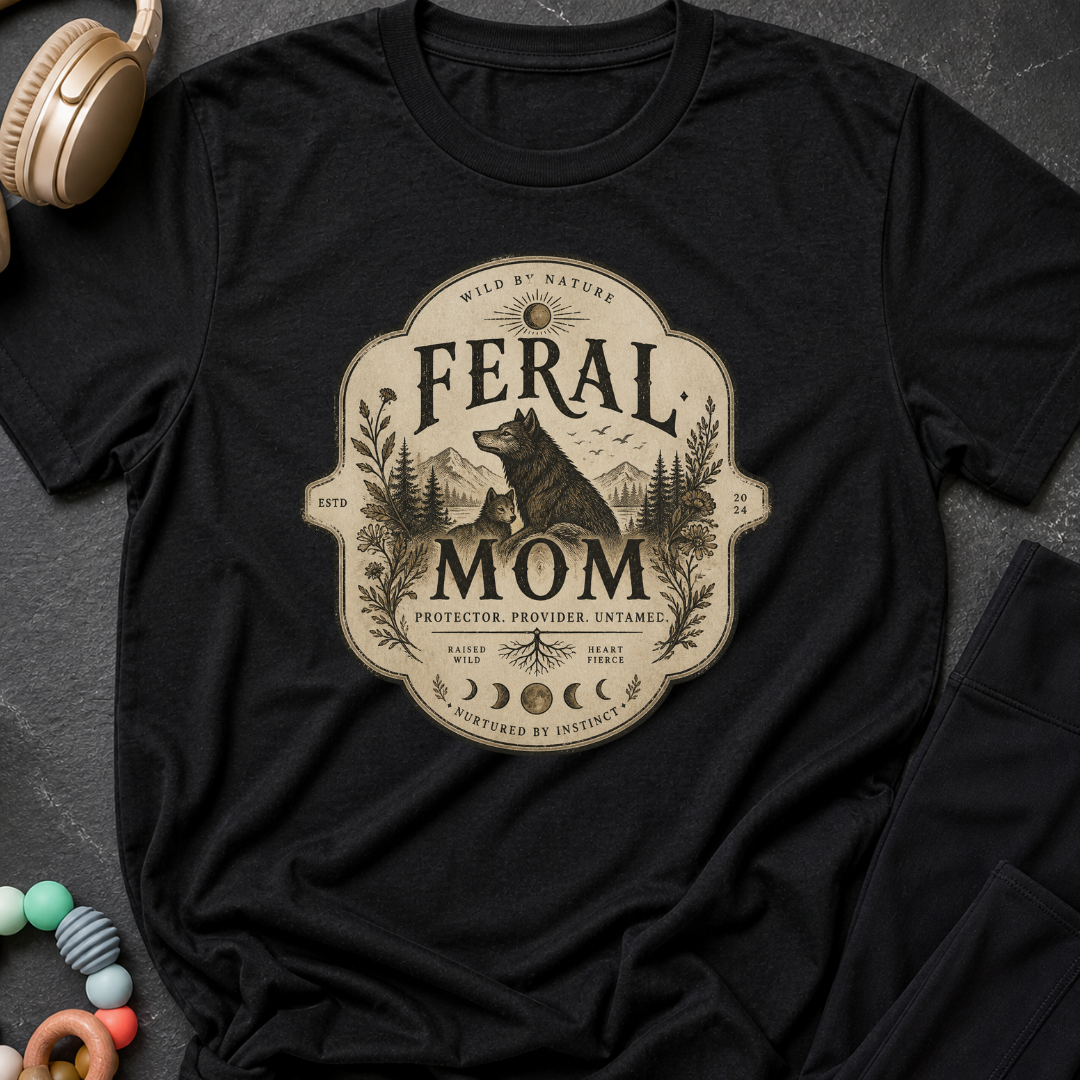 Feral Mom Protector Provider Untamed T-Shirt