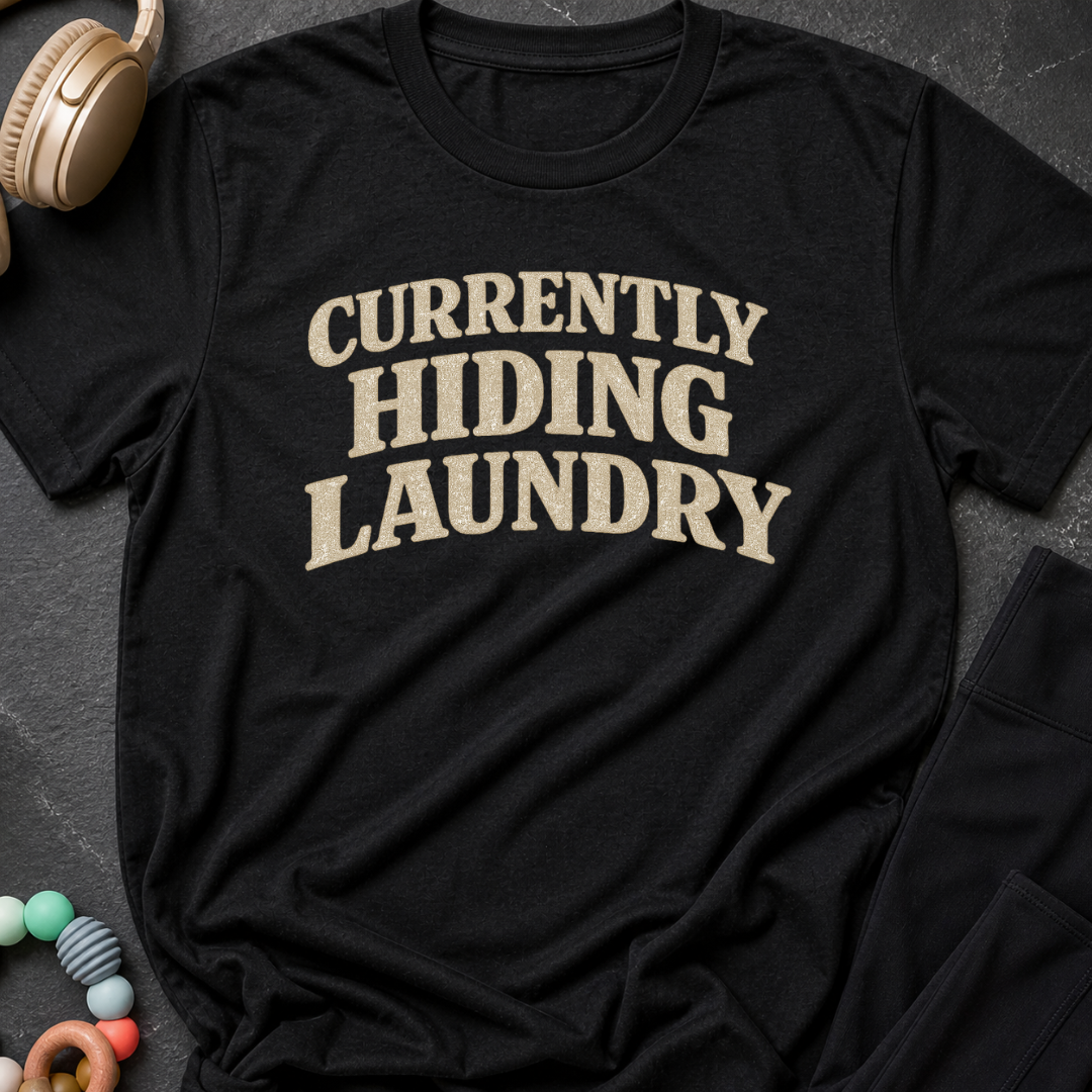 Currently Hiding Laundry T-Shirt