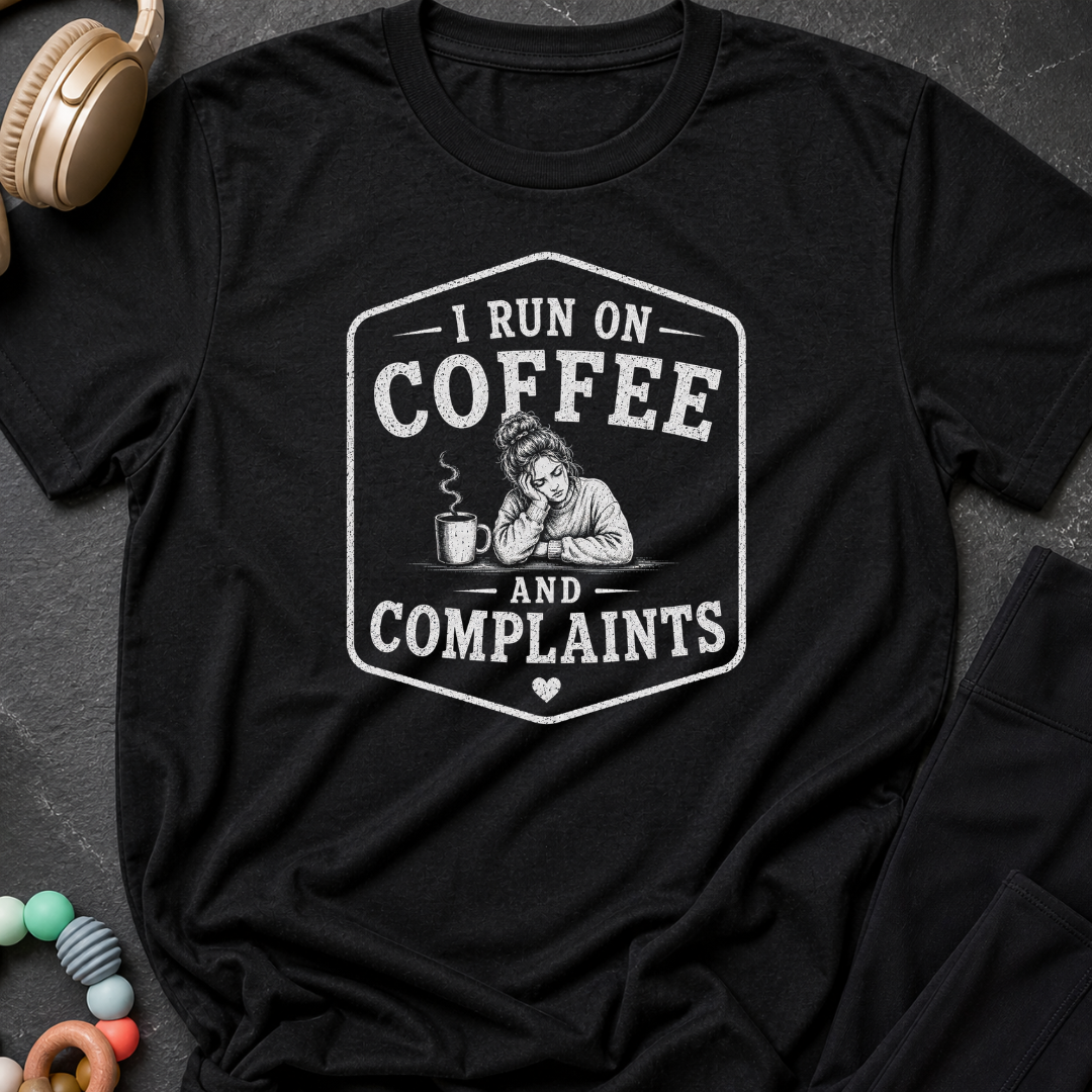 I Run on Coffee and Complaints T-Shirt