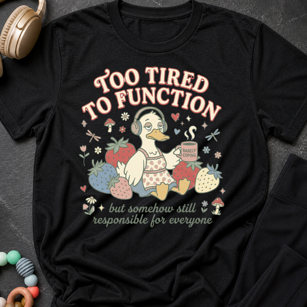 Too Tired To Function T-Shirt