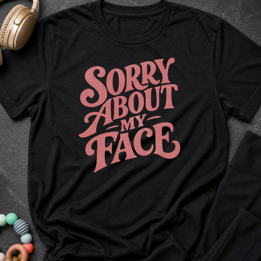 Sorry About My Face T-Shirt