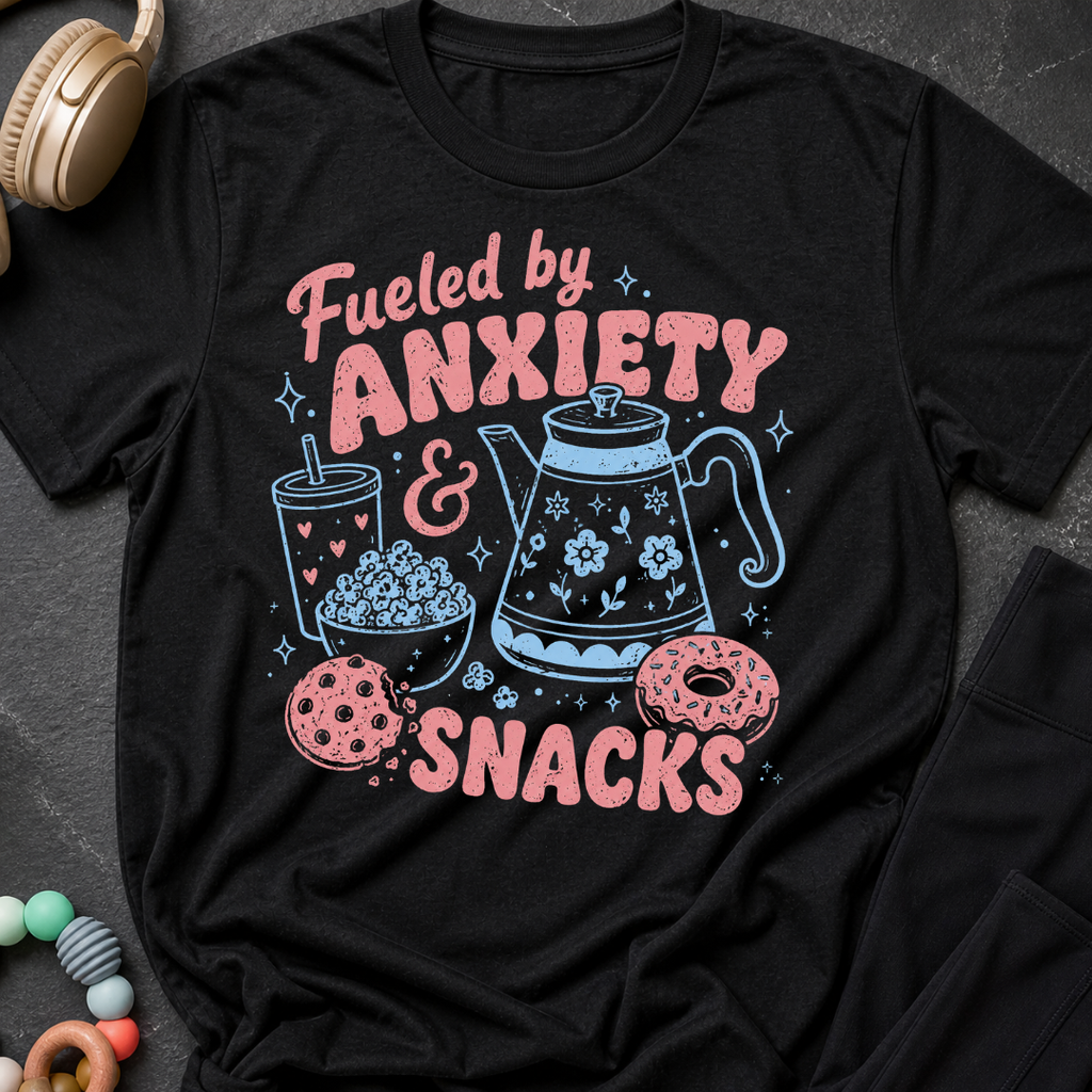 Fueled by Anxiety and Snacks T-Shirt