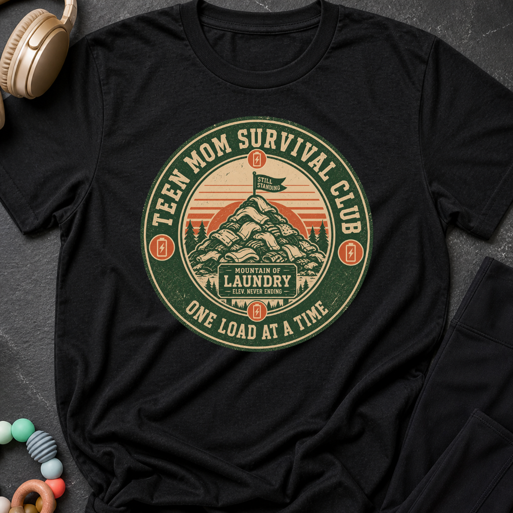 Teen Mom Survival Club One Load at a Time T-Shirt