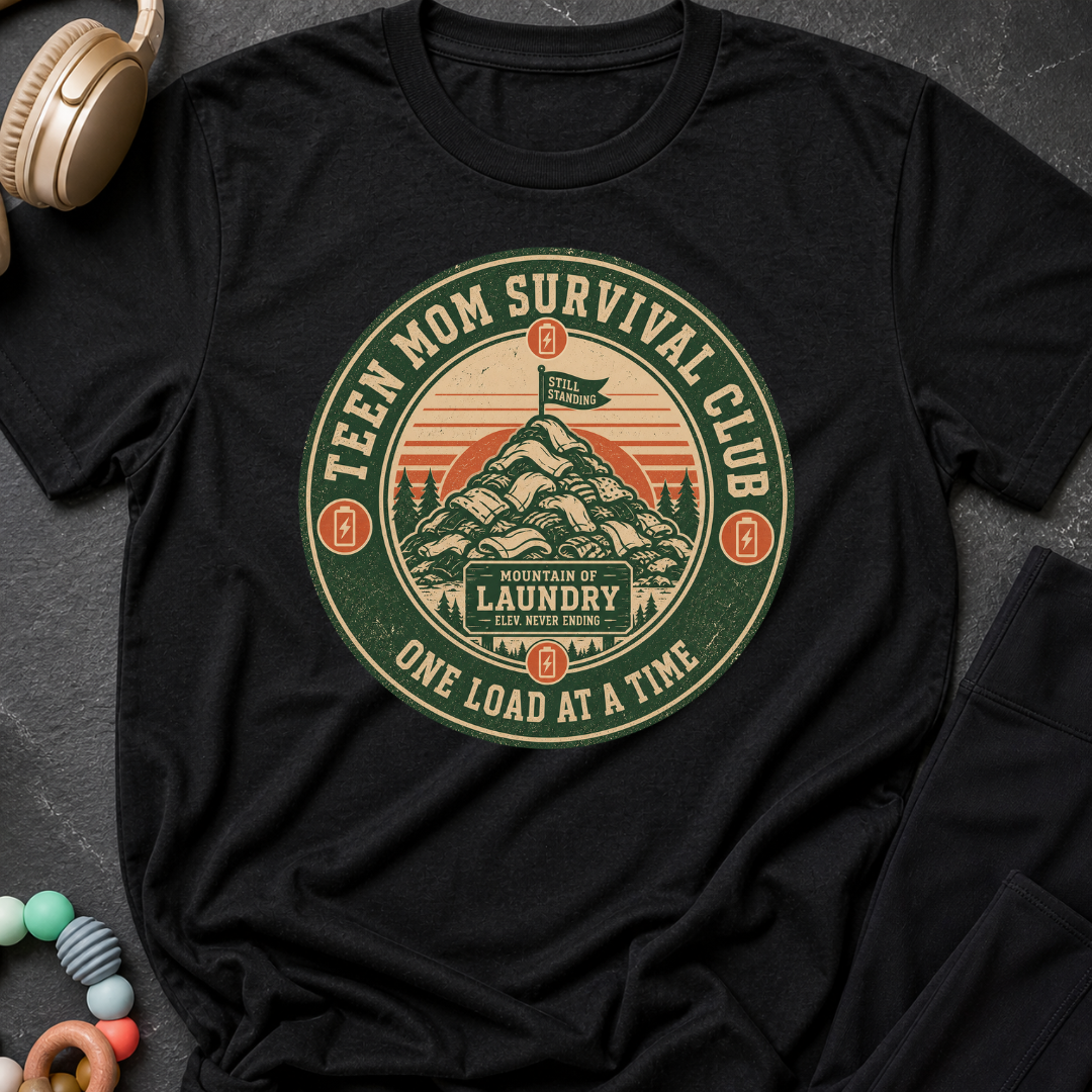 Teen Mom Survival Club One Load at a Time T-Shirt