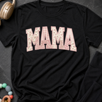Printed Quilted Look MAMA T-Shirt