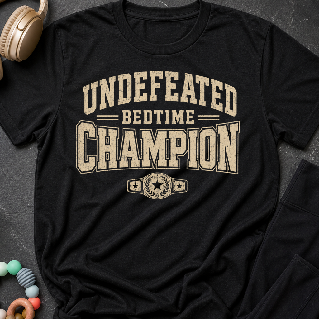 Undefeated Bedtime Champion T-Shirt