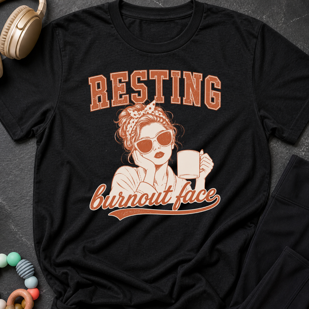 Resting Burnout Face T-Shirt