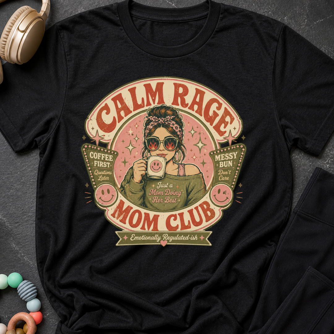 Calm Rage Moms Club T-Shirt