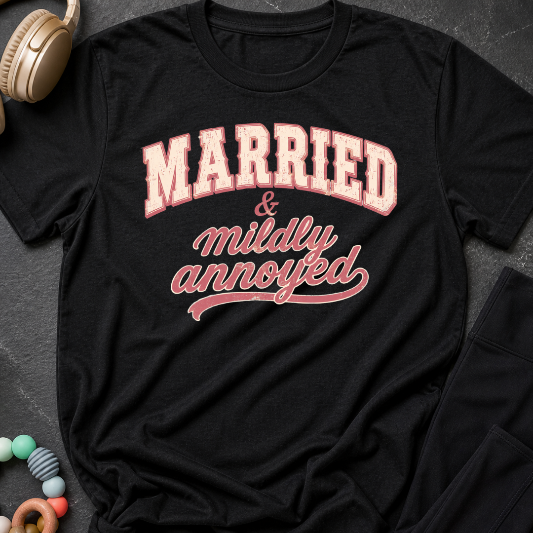 Married and Mildly Annoyed T-Shirt