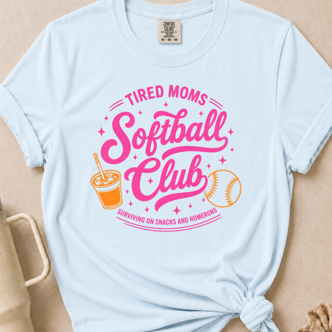 Tired Moms Softball Club T-shirt 1
