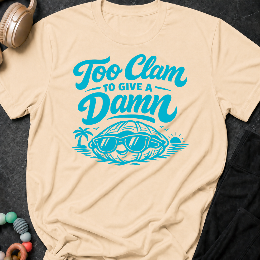 Too Clam to Give a Damn T-Shirt