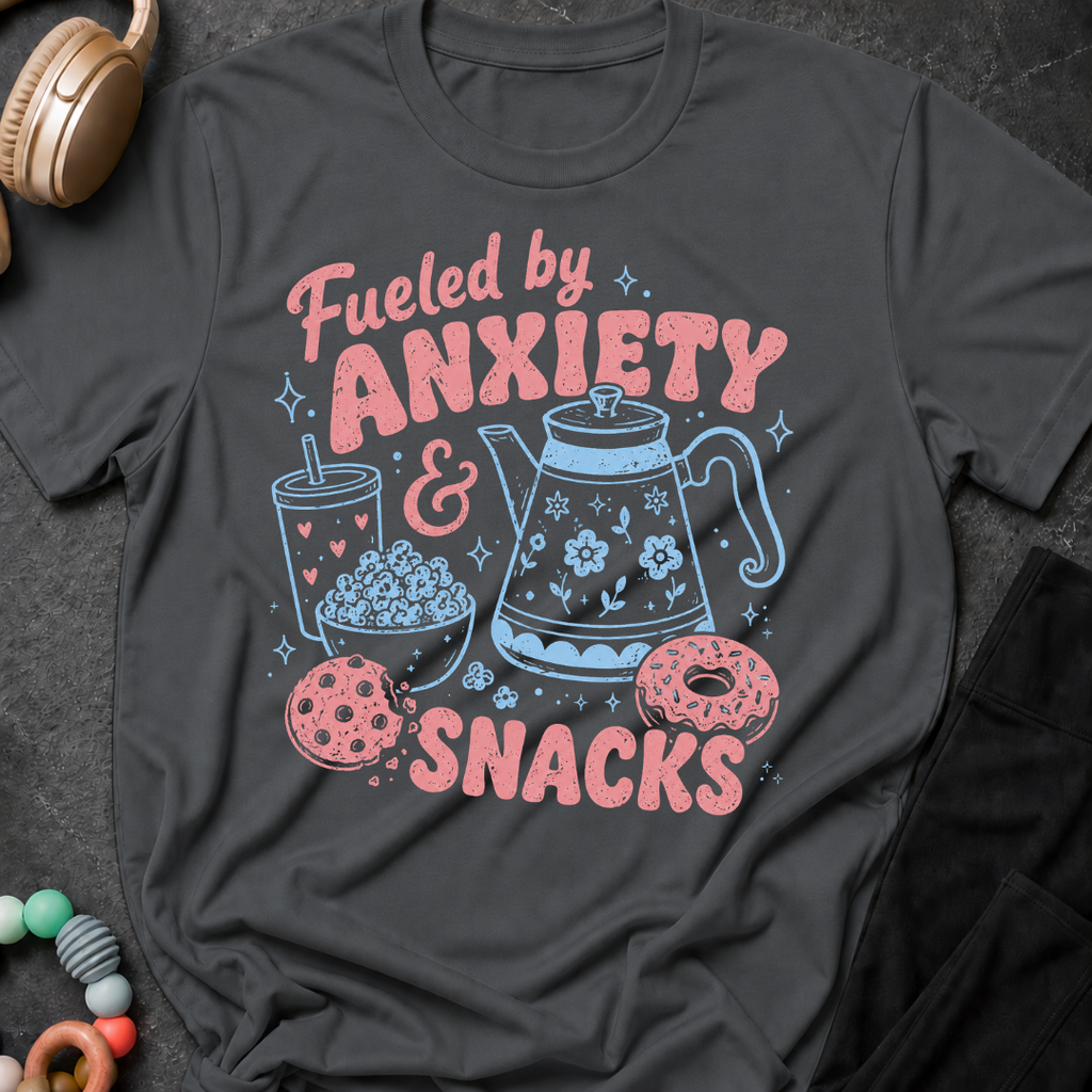Fueled by Anxiety and Snacks T-Shirt