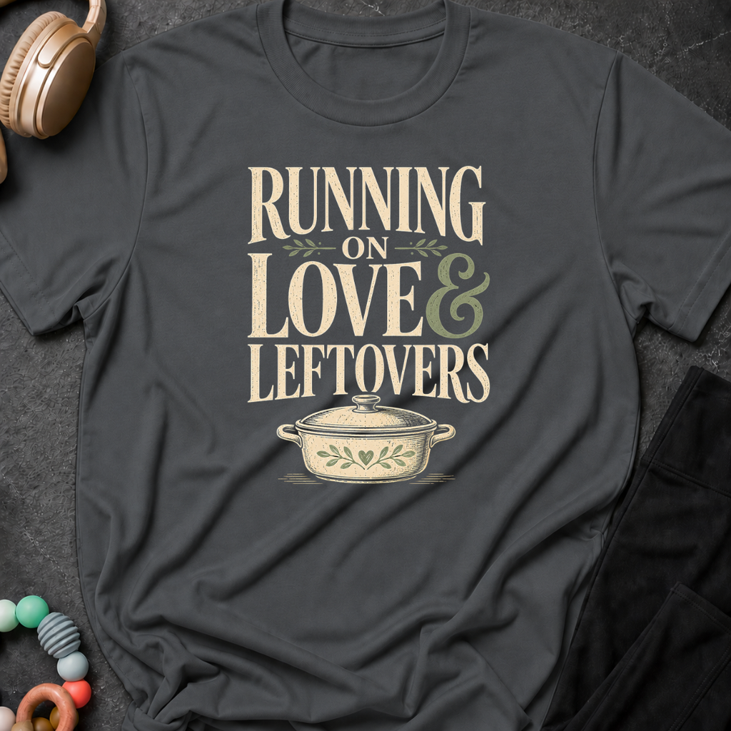 Running on Love and Leftovers T-Shirt