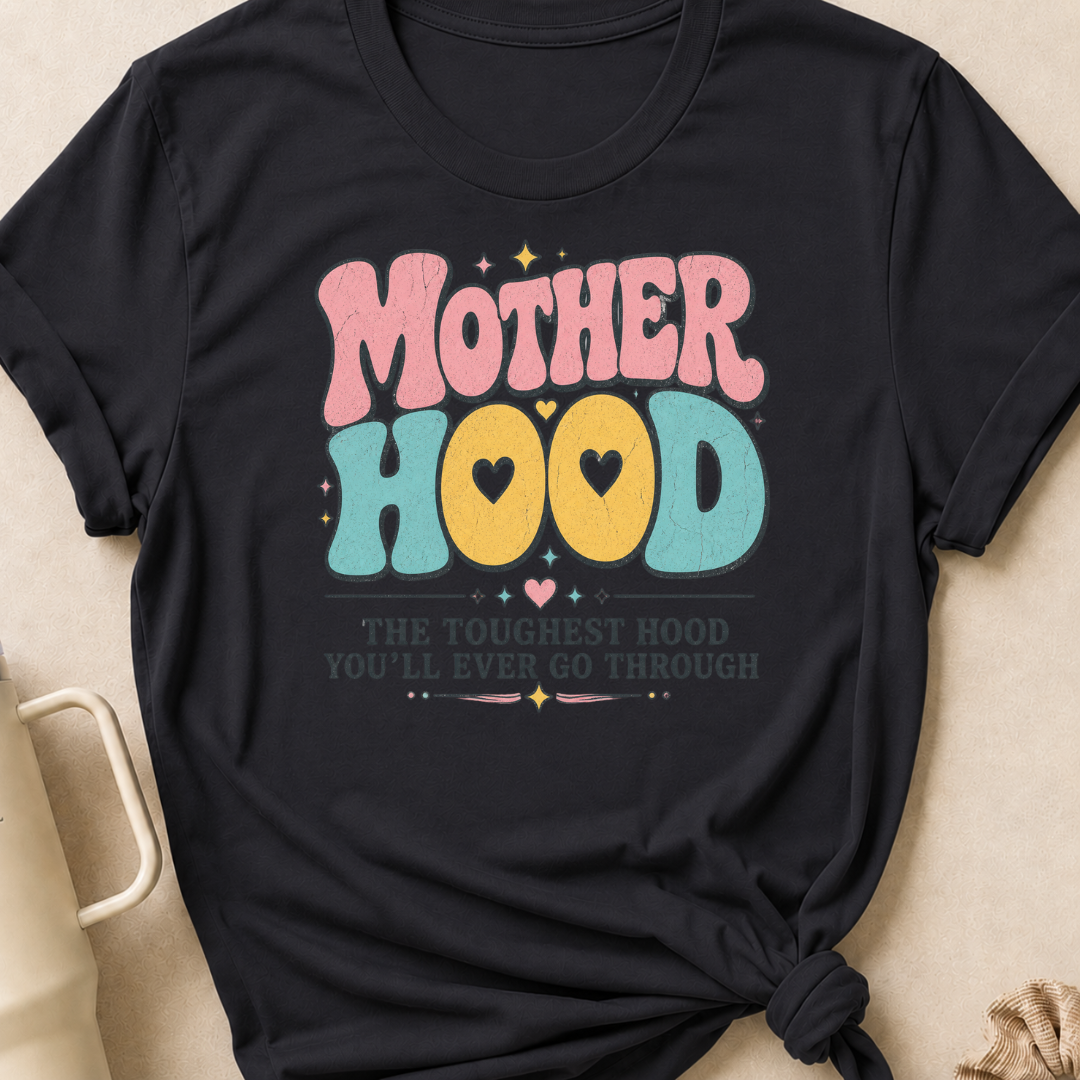 Motherhood The Toughest Hood You'll Ever Go Through T-Shirt