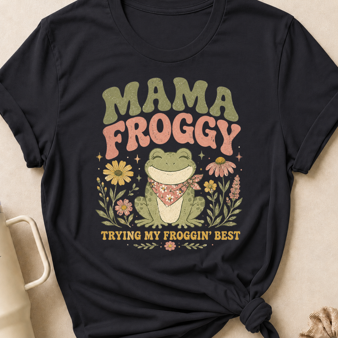 Mama Froggy Trying my Froggin' Best T-Shirt