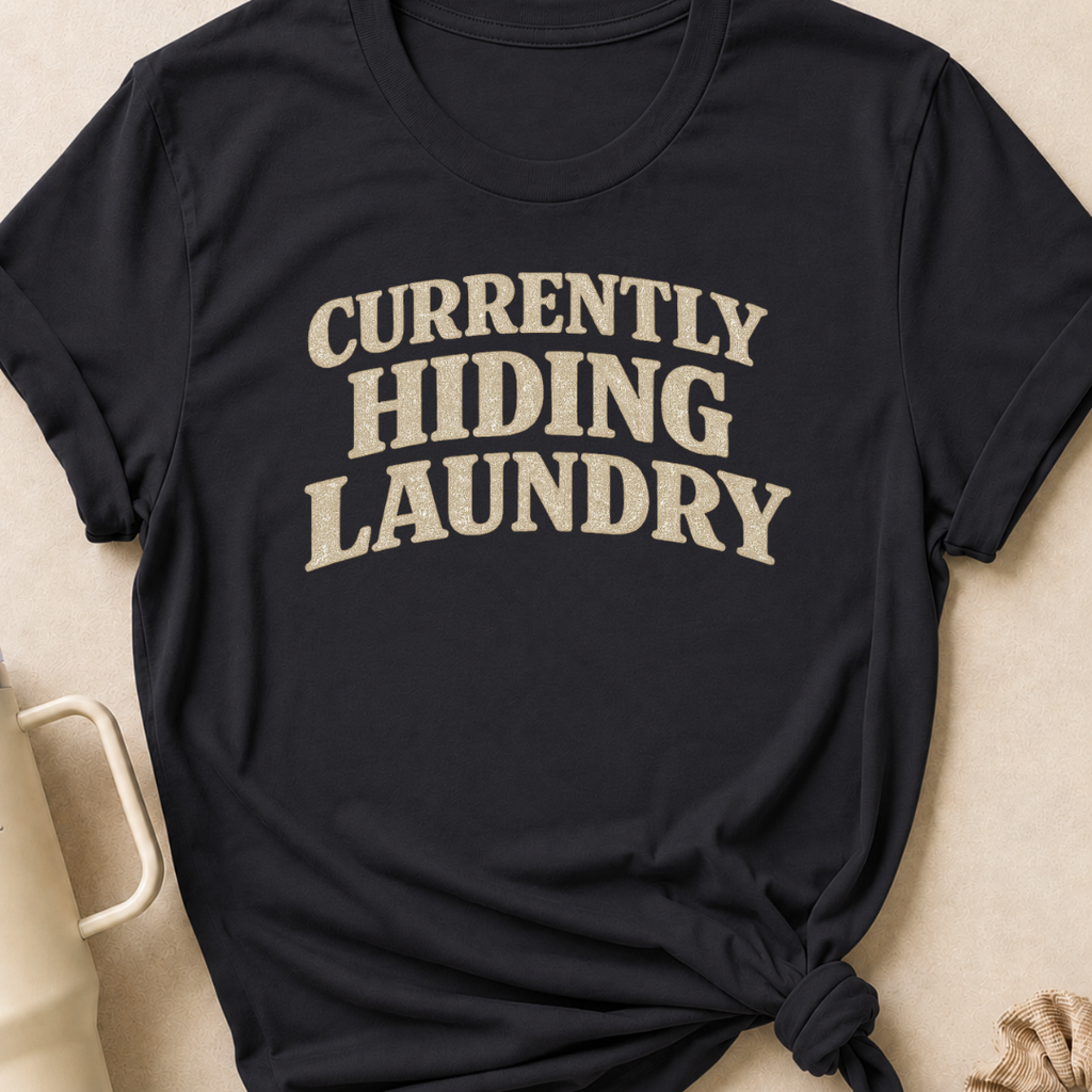 Currently Hiding Laundry T-Shirt