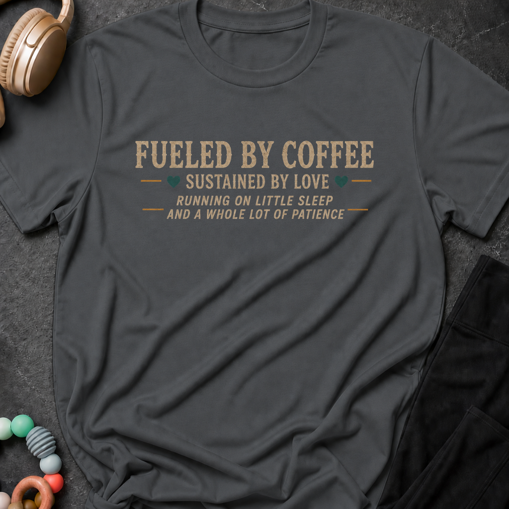 Fueled by Coffee Sustained by Love T-Shirt