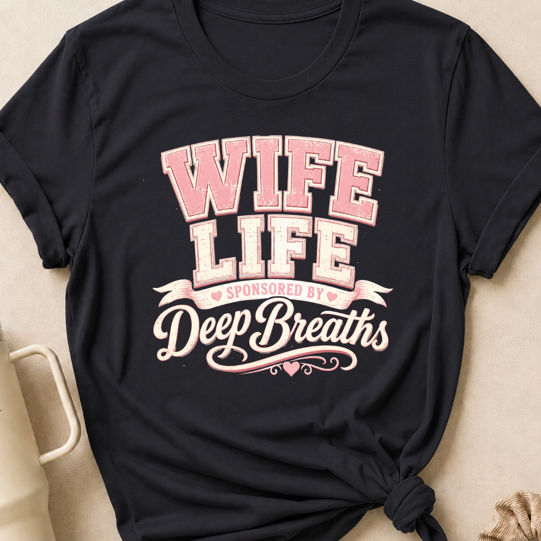 Wife Life Sponsored By Deep Breathes T-Shirt