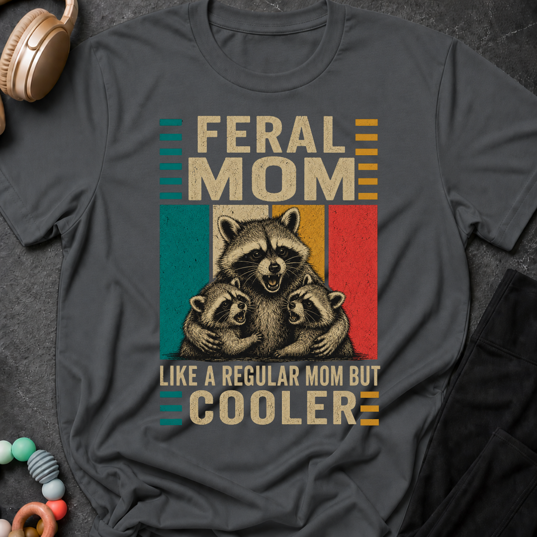 Feral Mom Like a Regular Mom but Cooler T-Shirt