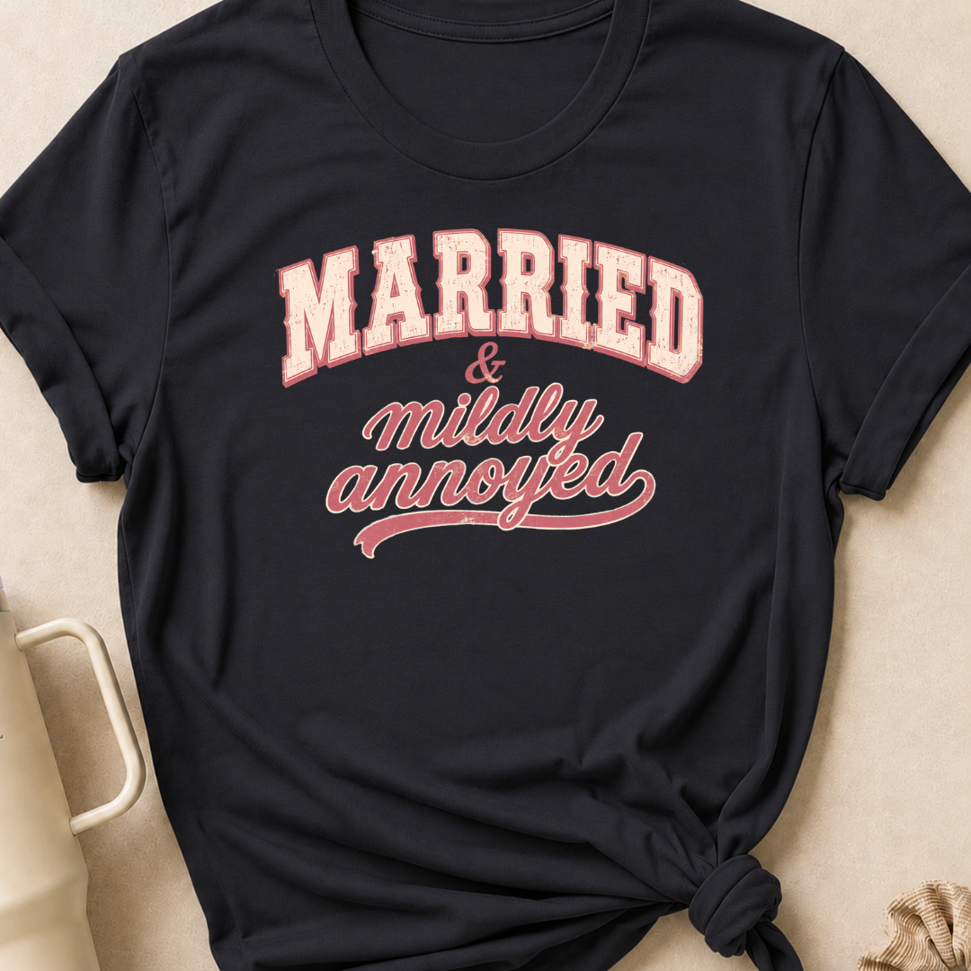 Married and Mildly Annoyed T-Shirt
