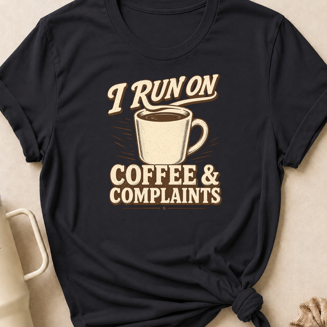 I Run on Coffee and Complaints T-Shirt