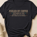 Fueled by Coffee Sustained by Love T-Shirt