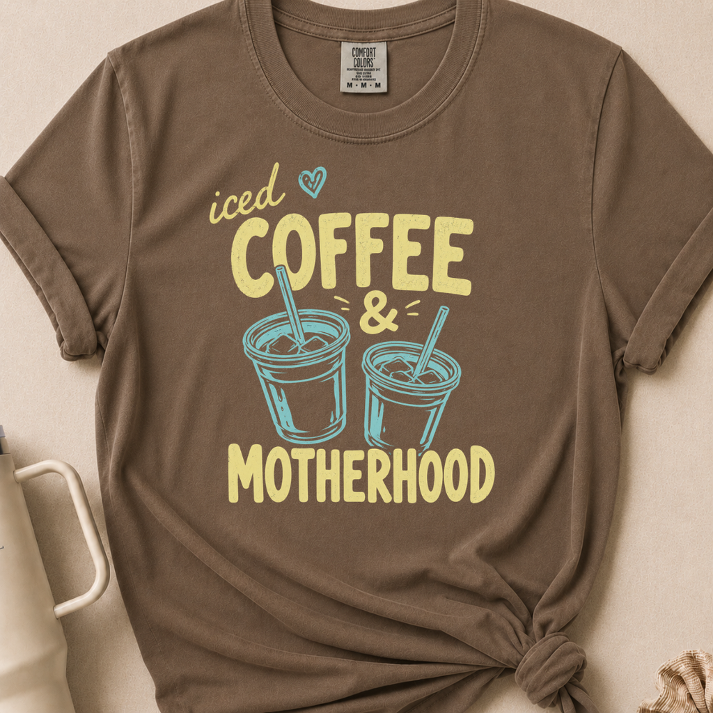 Iced Coffee & Motherhood T-shirt