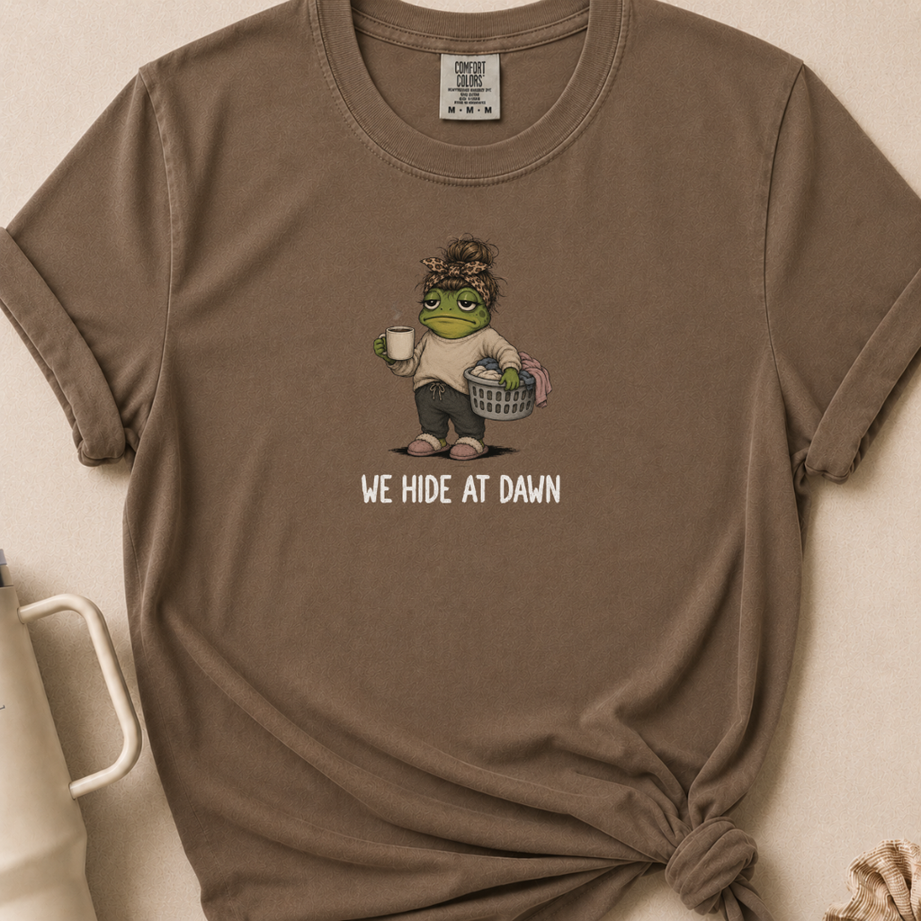 We Hide at Dawn T-shirt 1