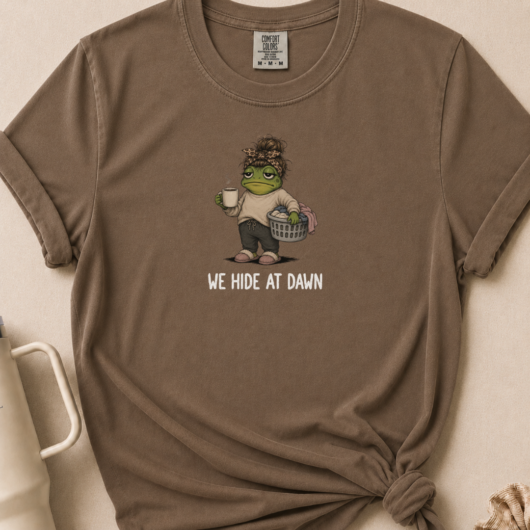 We Hide at Dawn T-shirt 1