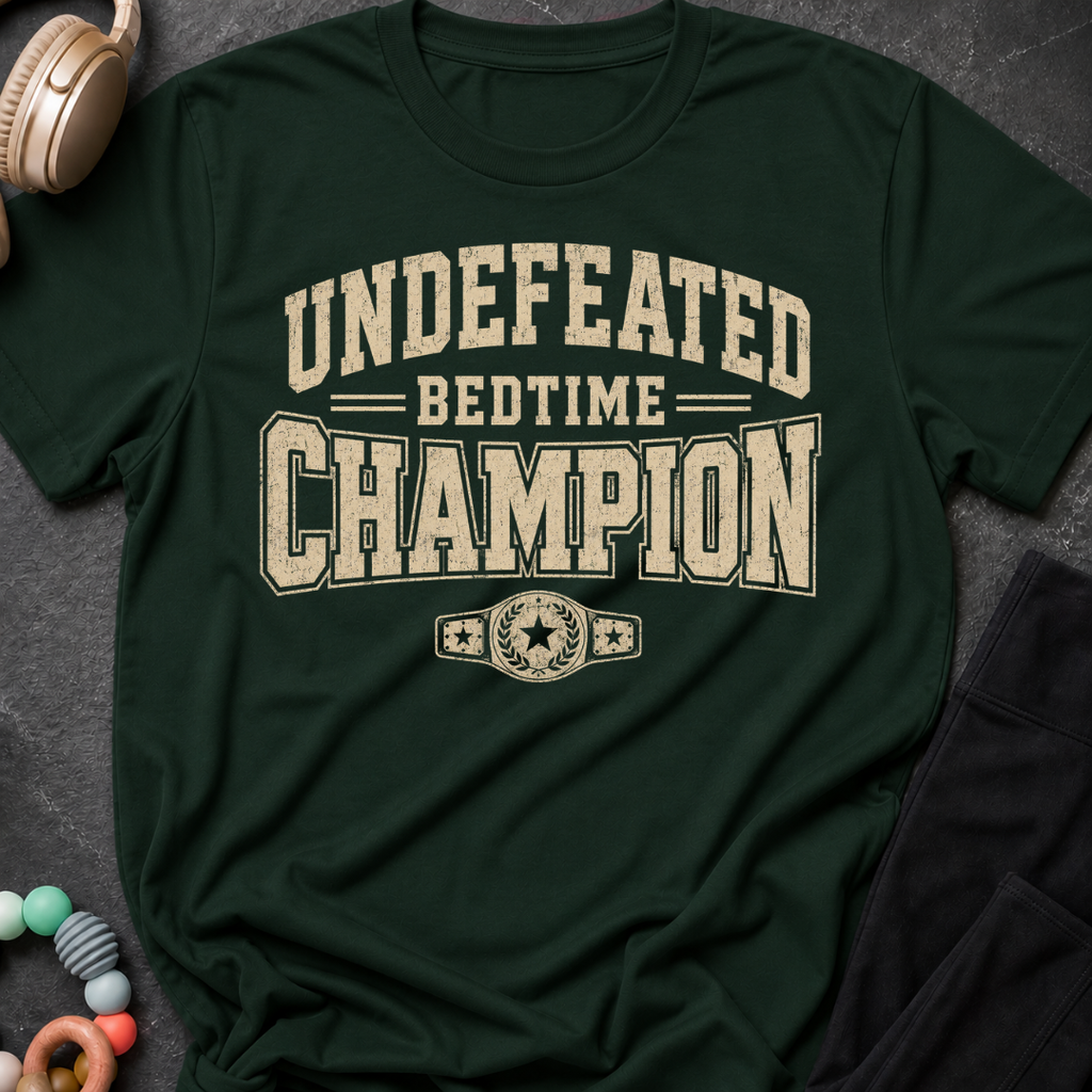 Undefeated Bedtime Champion T-Shirt