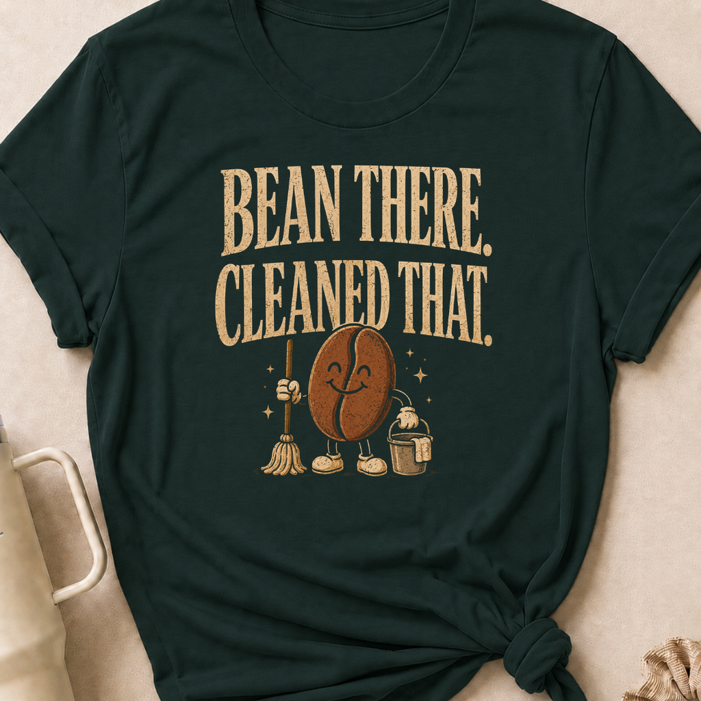 Bean There Cleaned That T-Shirt