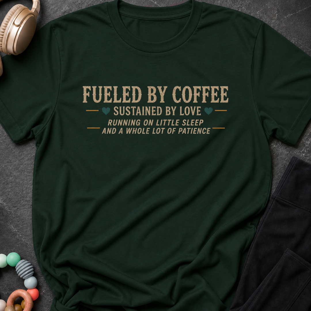 Fueled by Coffee Sustained by Love T-Shirt