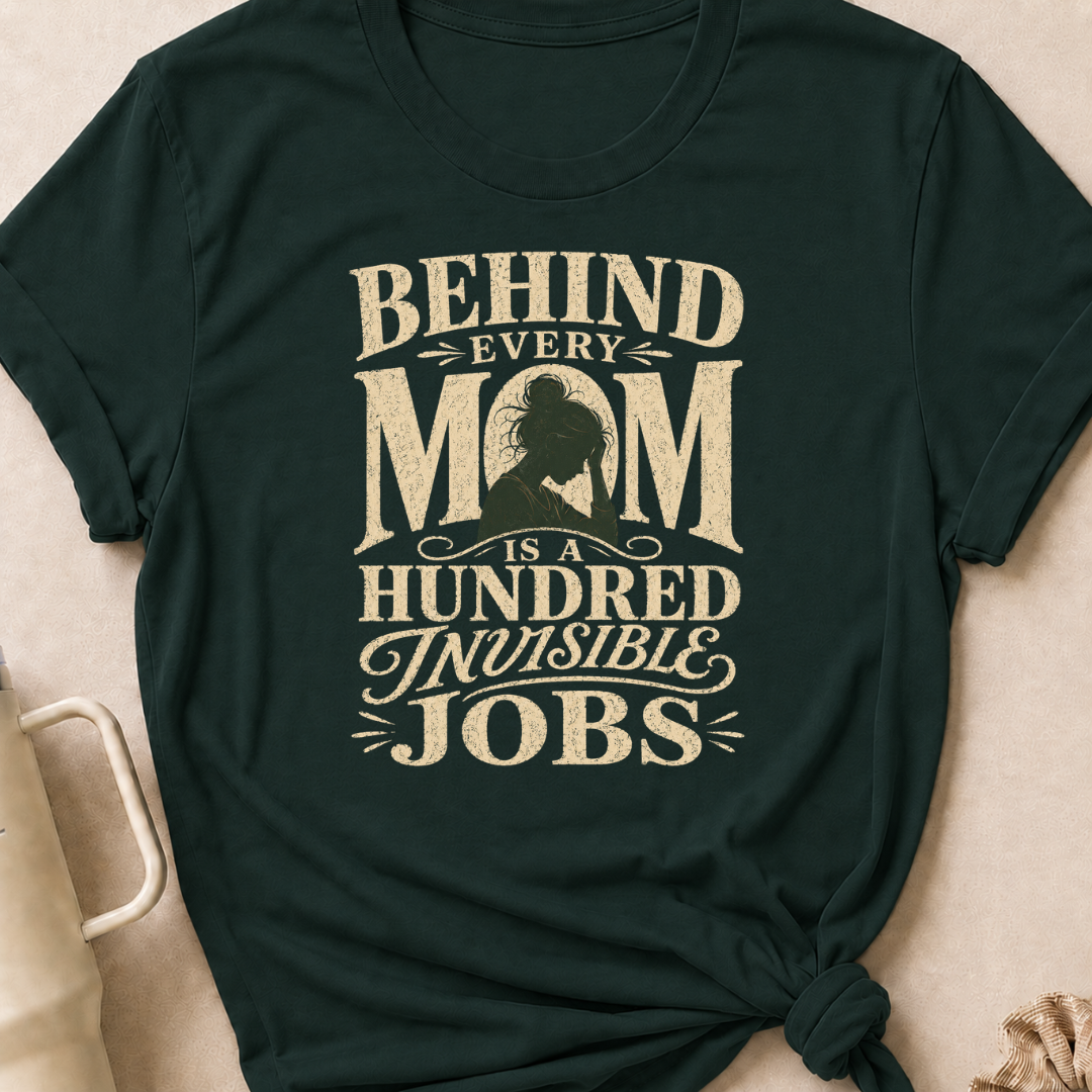 Behind Every Mom T-Shirt