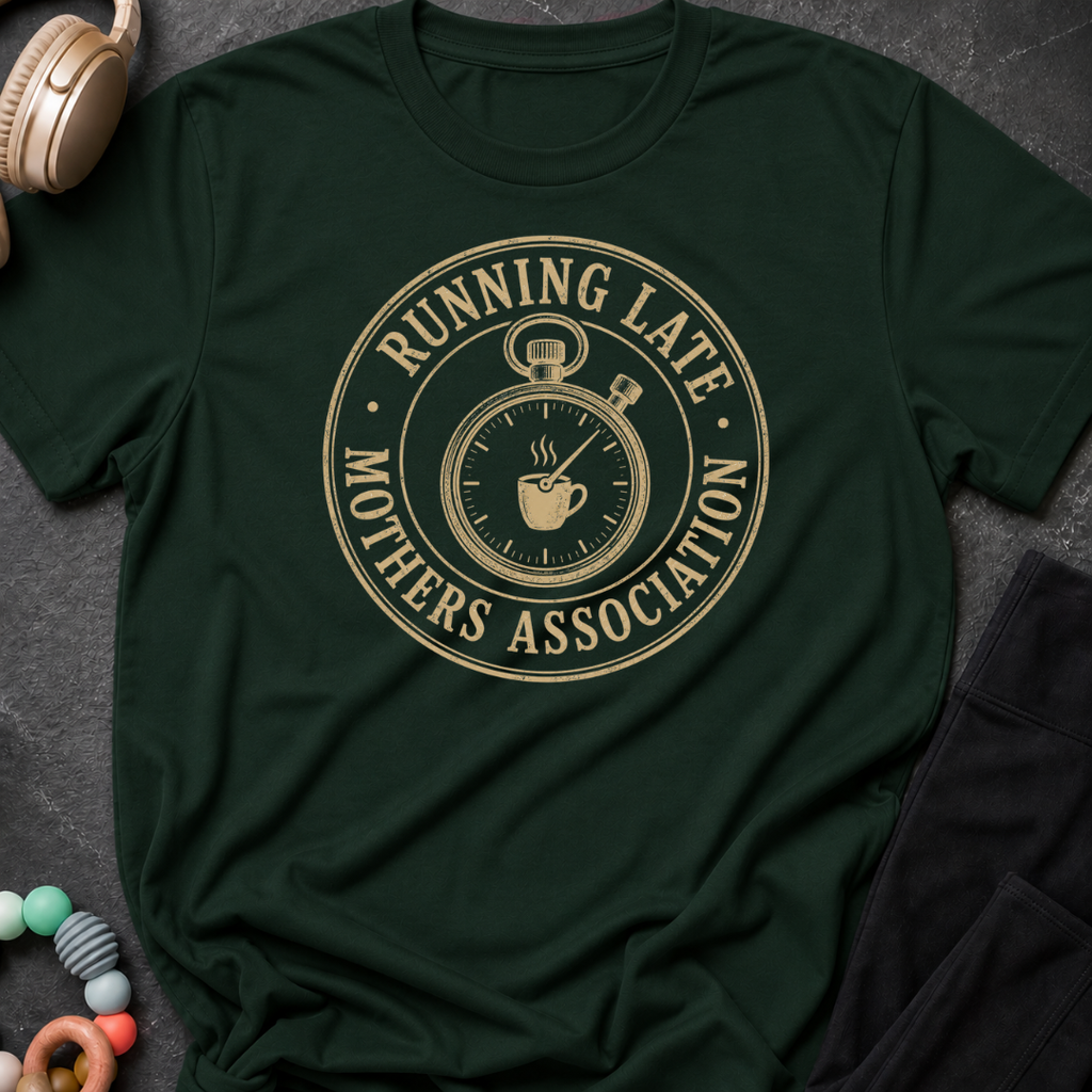 Running Late Mother Association T-Shirt