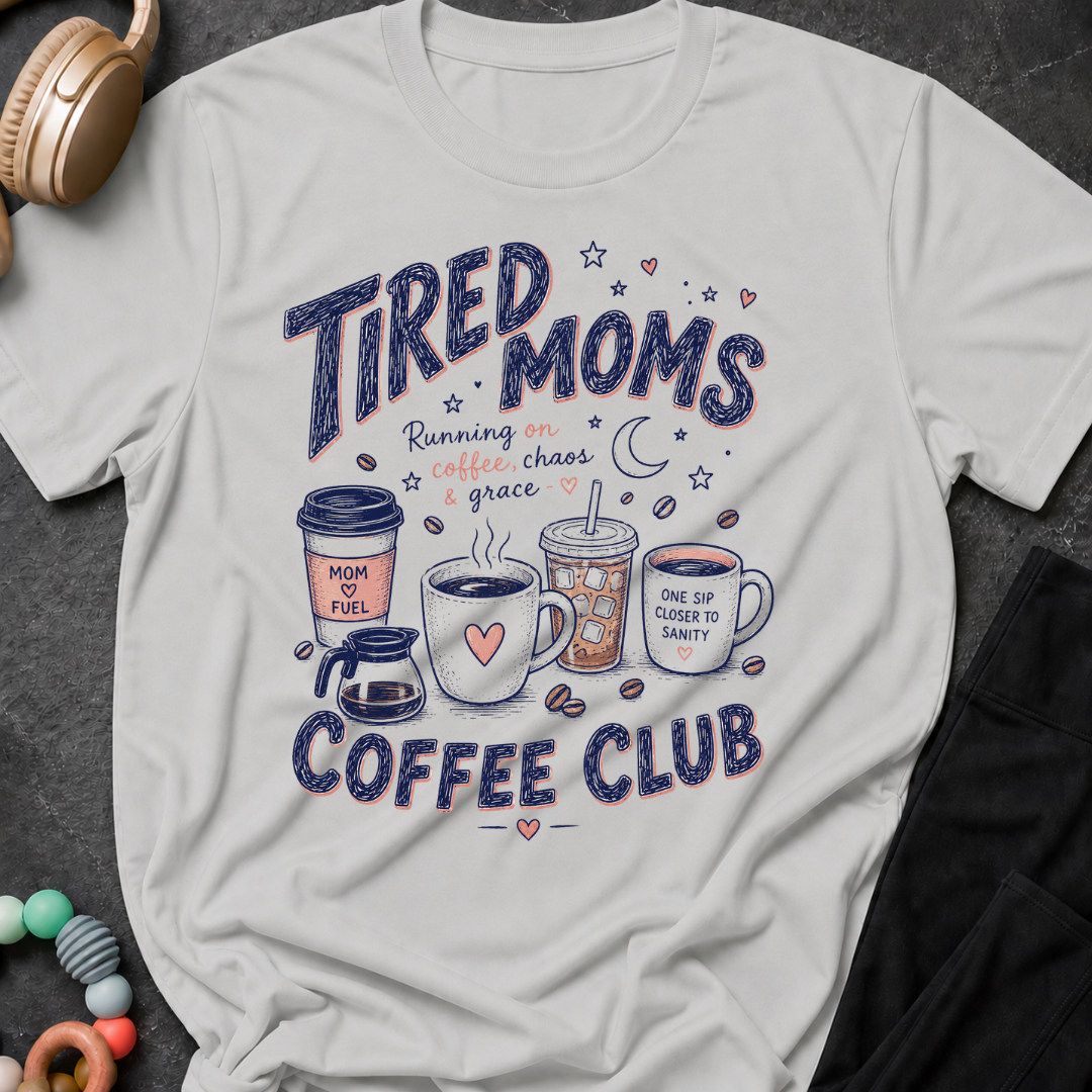 Tired Moms Coffee Club T-Shirt