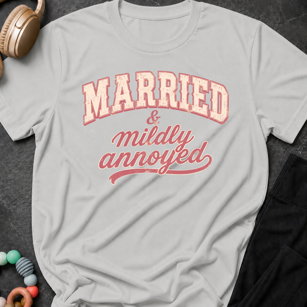 Married and Mildly Annoyed T-Shirt