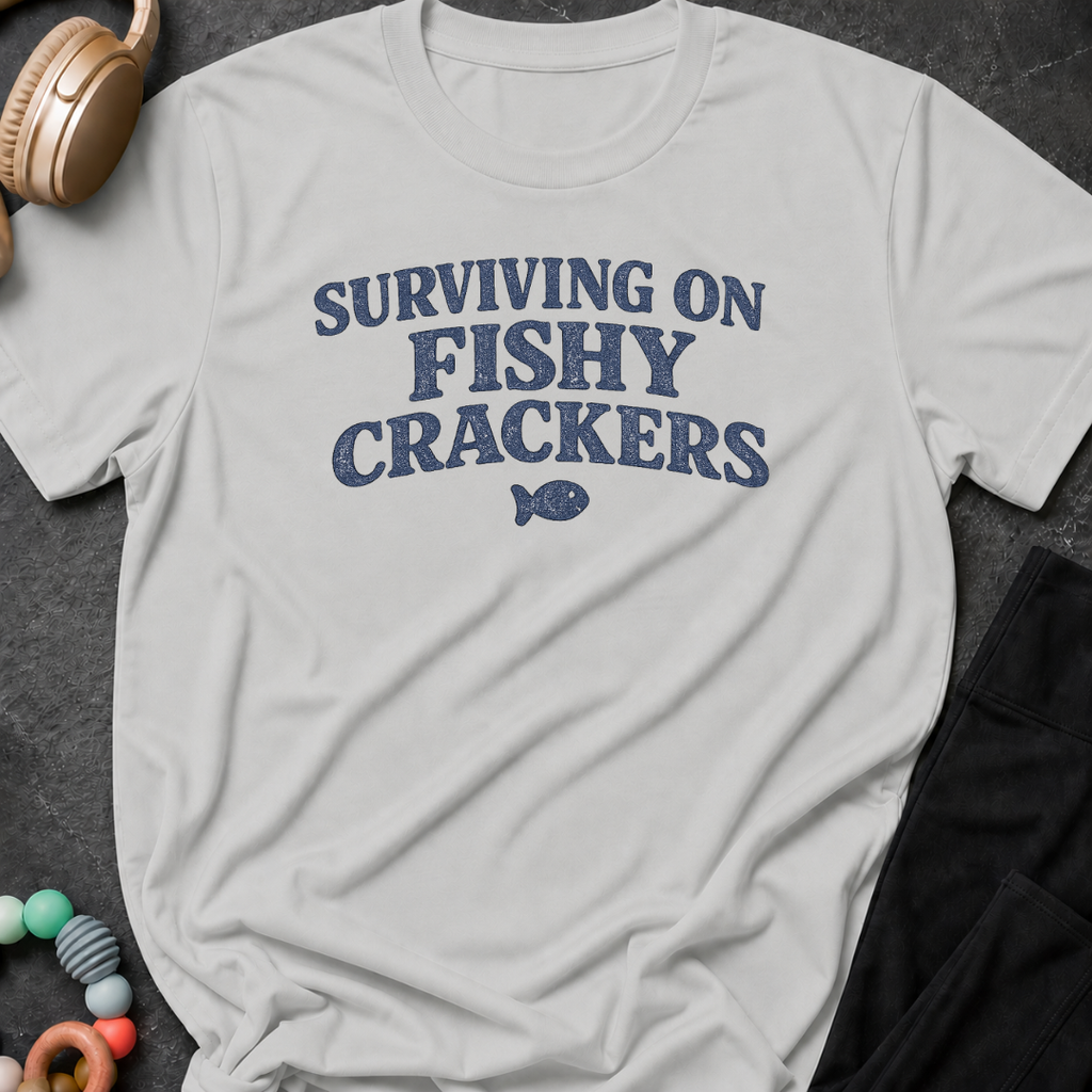 Surviving on Fishy Crackers T-Shirt