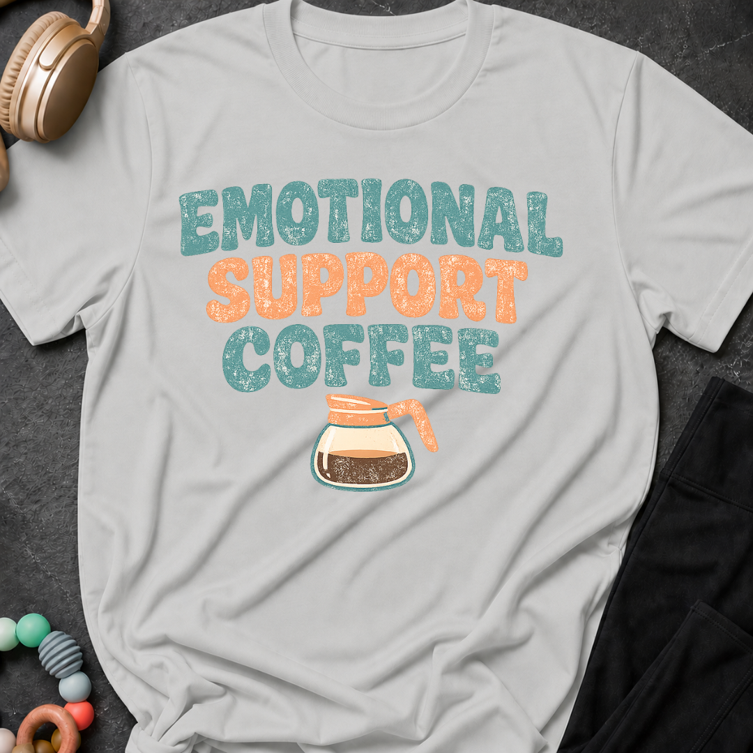 Emotional Support Coffee T-Shirt