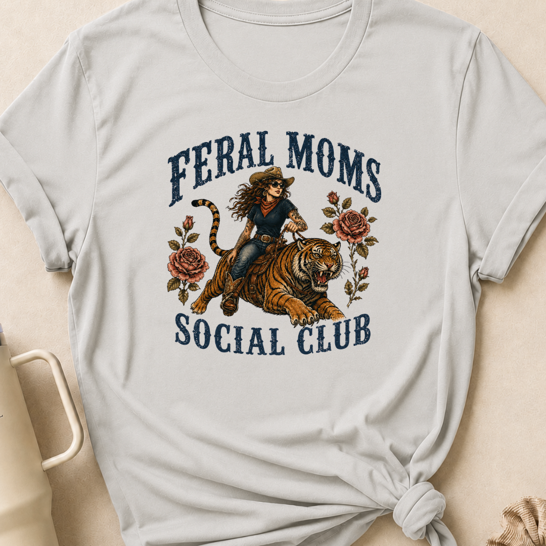 Feral Moms Social Club T-Shirt