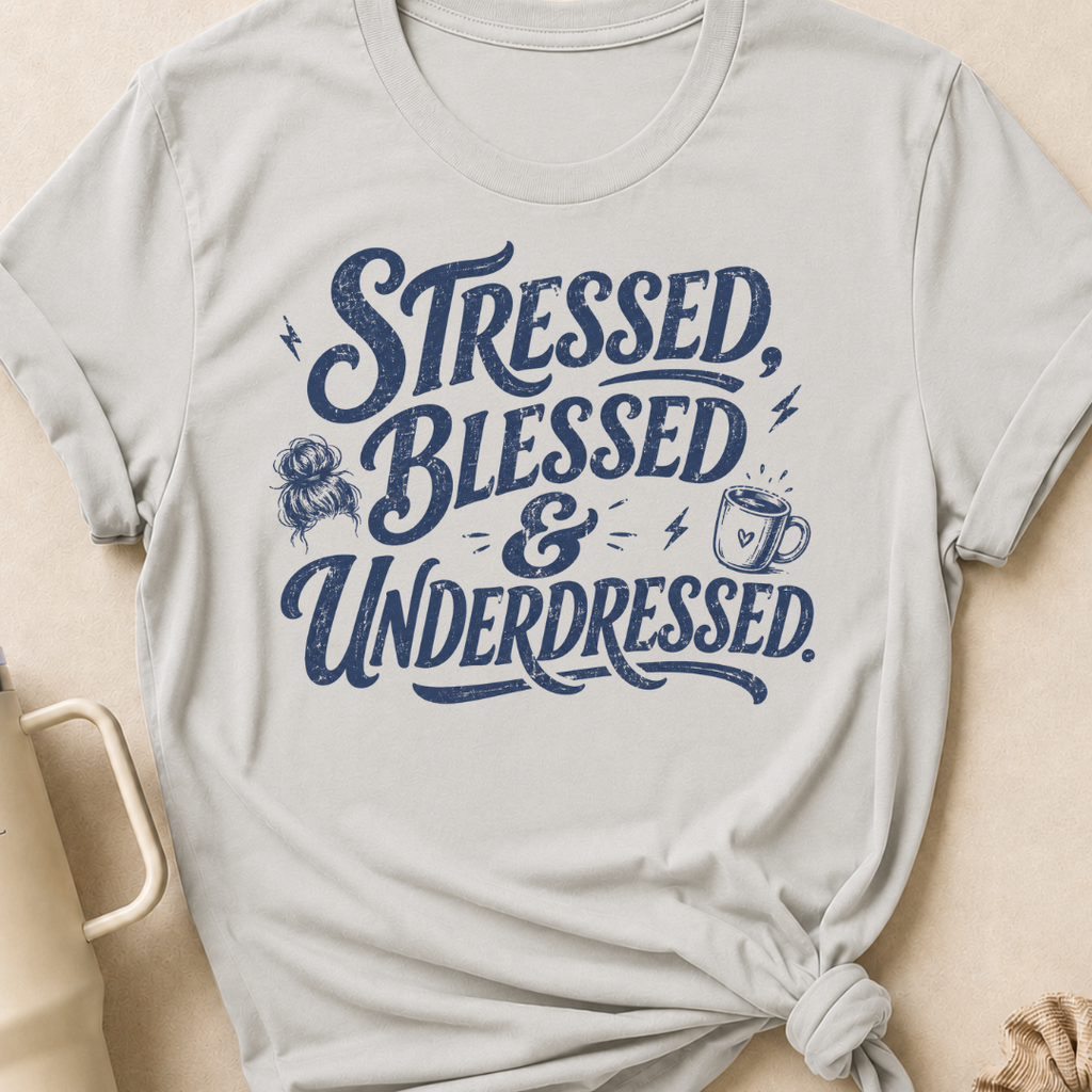 Stressed Blessed & Underdressed T-Shirt