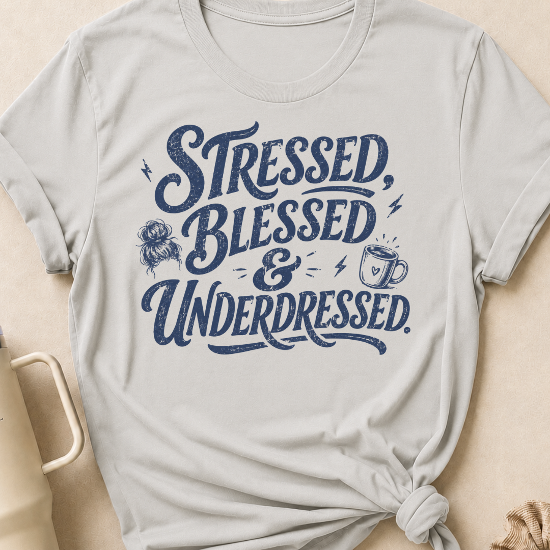 Stressed Blessed & Underdressed T-Shirt