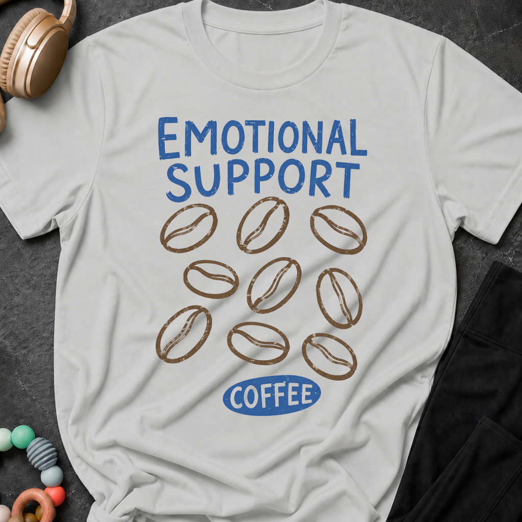 Emotional Support Coffee T-Shirt