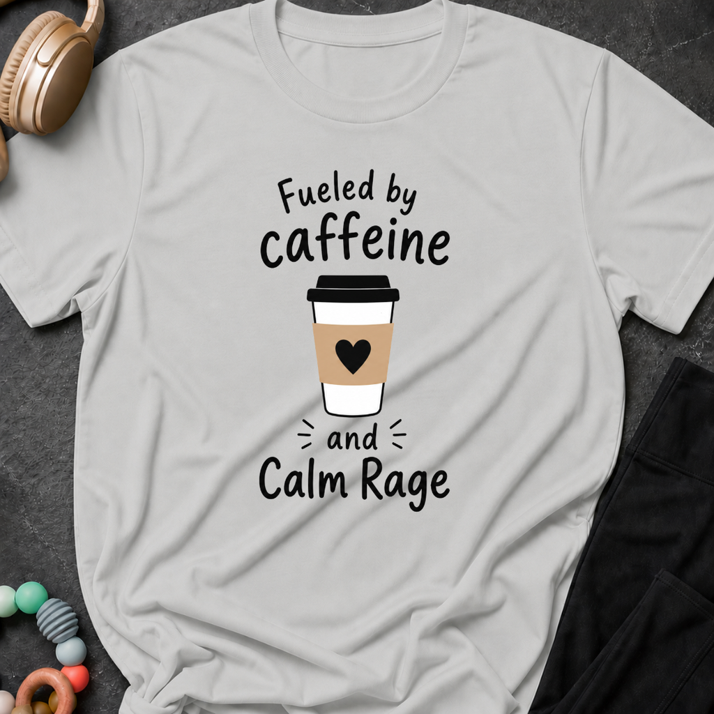 Fueled By Caffeine and Calm Rage T-Shirt