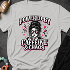 Powered by Caffeine and Chaos T-Shirt