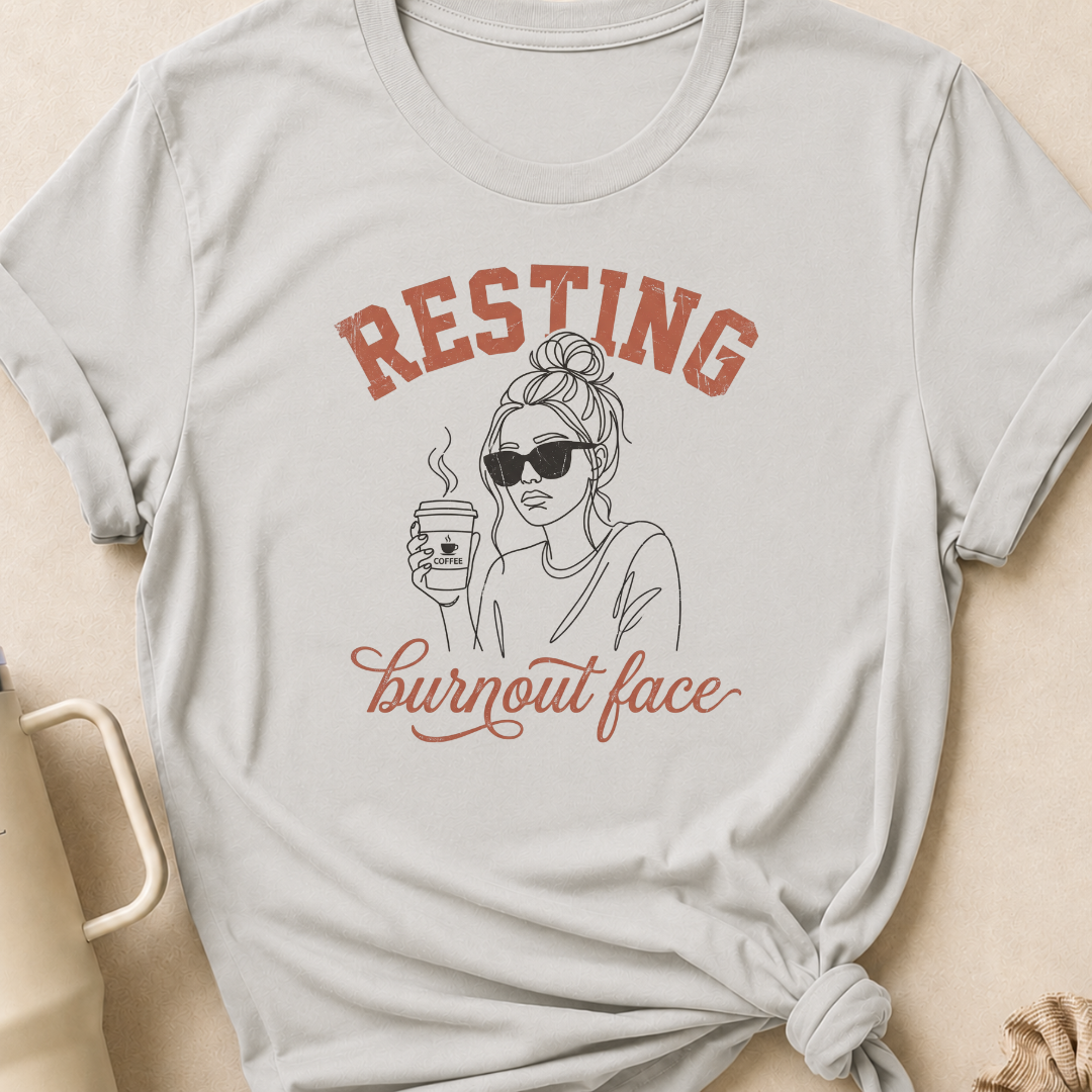 Resting Burnout Face T-Shirt