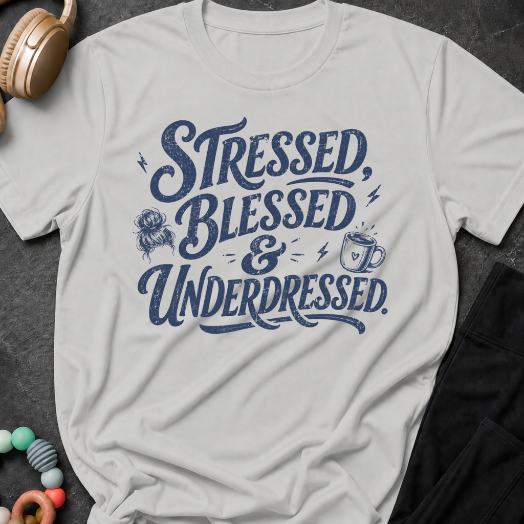 Stressed Blessed & Underdressed T-Shirt
