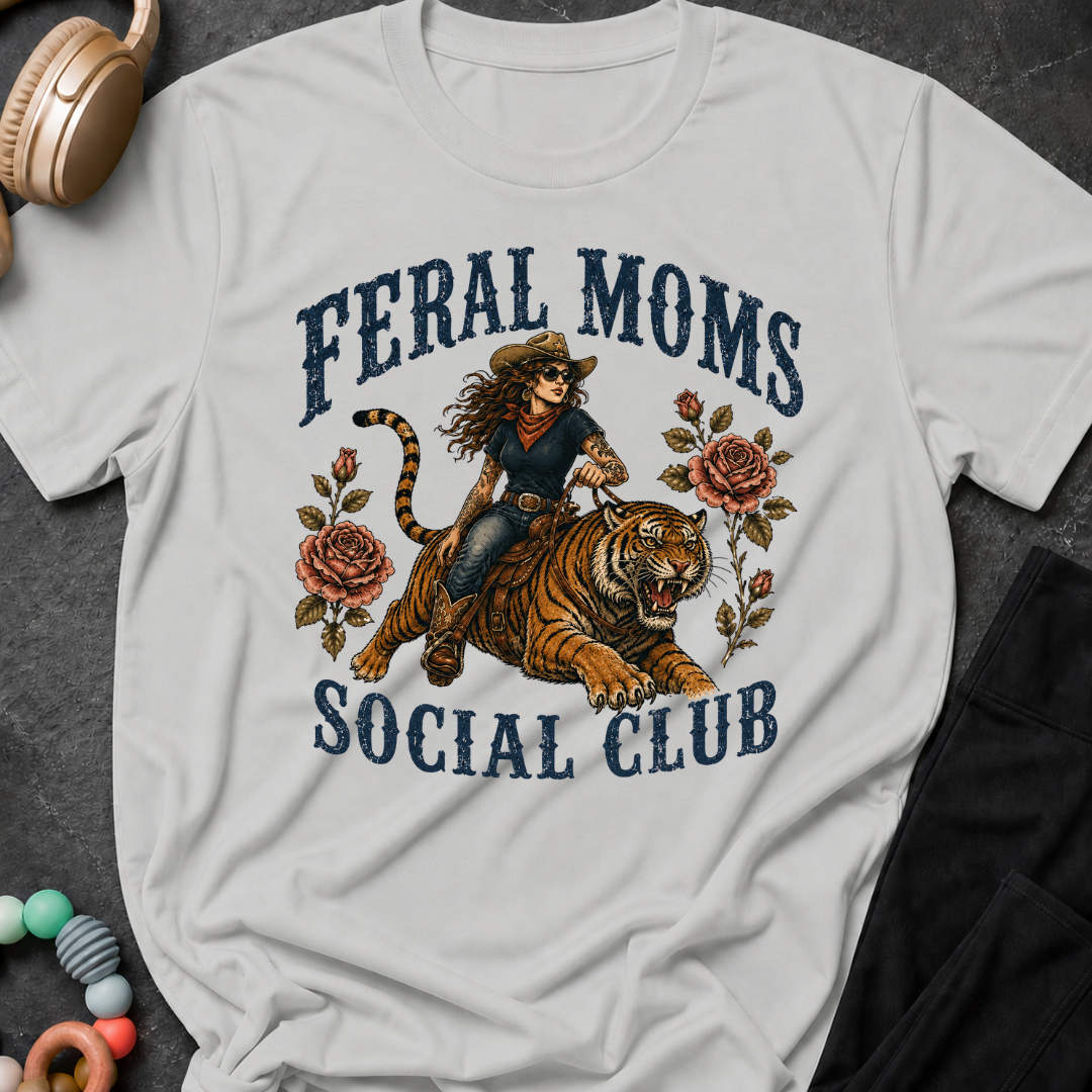 Feral Moms Social Club T-Shirt