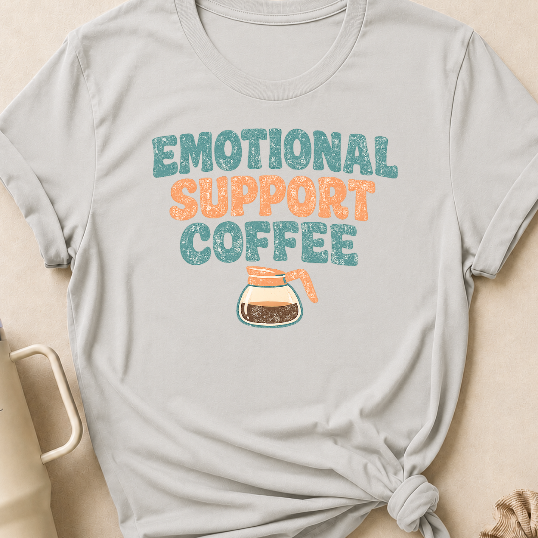 Emotional Support Coffee T-Shirt