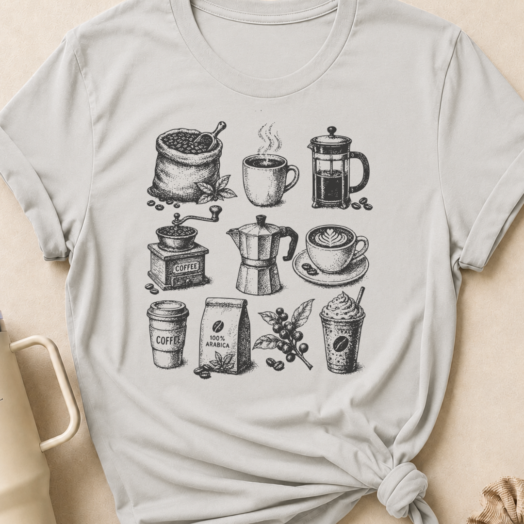Vintage Coffee T-Shirt 1