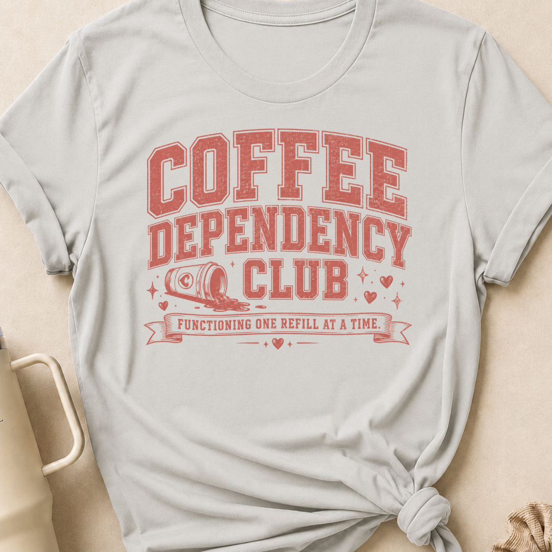Coffee Dependency Club T-Shirt